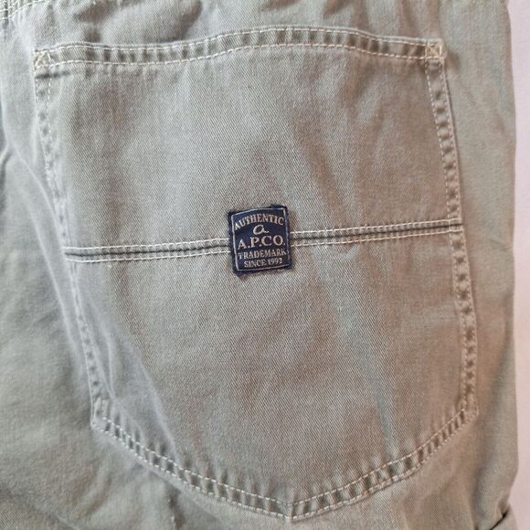 A.P.CO. Cargo Shorts Mens Sz 36 Green Outdoor Hiking Camping Utility Pockets - Picture 6 of 10